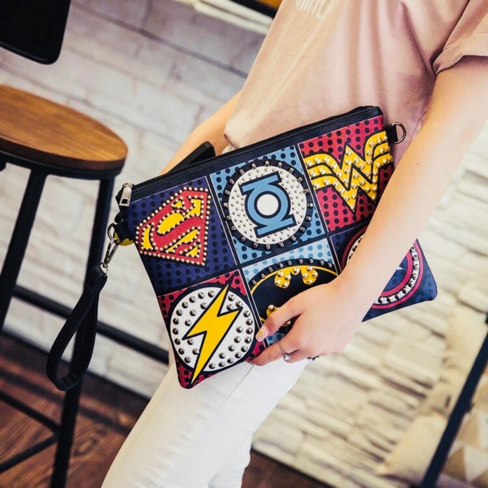 Marvel Superhero Bag - Clutch, Crossbody, Wristlet